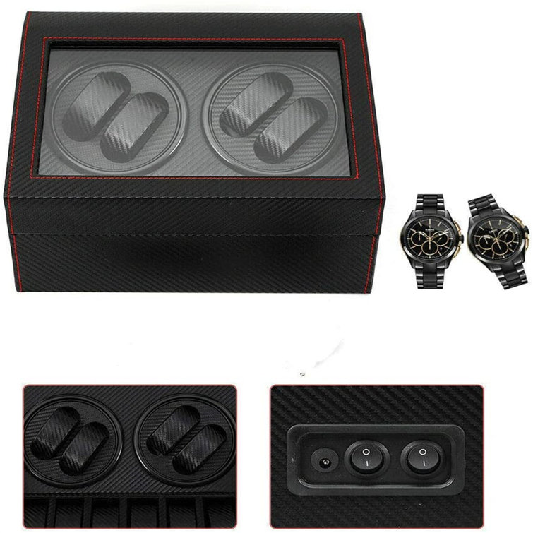 Rebrilliant Leather Watch Box Watch Winder Wayfair